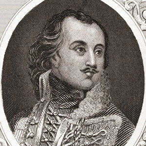 Kazimierz Michal Waclaw Wiktor Pulaski, aka Casimir Pulaski (engraving)