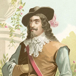 King Charles I of England (chromolitho)