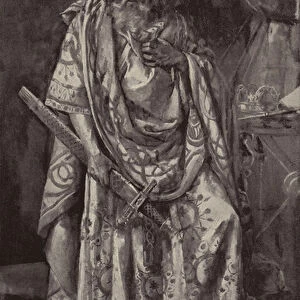 King Lear from the play by William Shakespeare (litho)