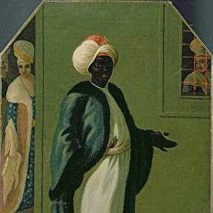 Kisler Aga, Chief of the Black Eunuchs and First Keeper of the Serraglio (oil on canvas)