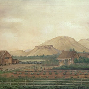 Knox Ranch, Idaho (oil on canvas)
