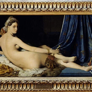 La Grande Odalisque - by Ingres, 1814, Musee du Louvre