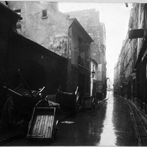 La rue de Bievre - photography by Eugene Atget, 19th century