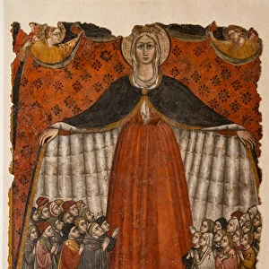 Our Lady of Mercy, by Giovanni di Corraduccio di Galasso, known as il Mazzaforte, detached fresco, 1428