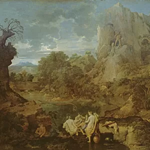 Landscape with Hercules and Cacus, c. 1656 (oil on canvas)