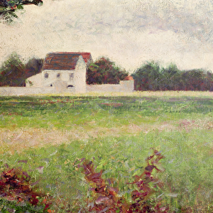 Landscape in the Ile-de-France, 1881-82 (oil on canvas)