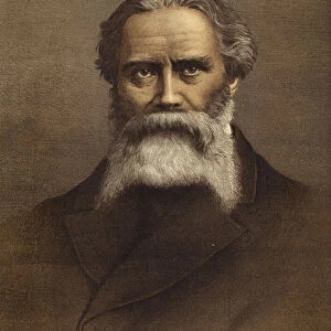 The late Hon James Russell Lowell (colour litho)