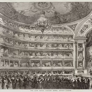 The Late Royal Italian Opera, Covent-Garden (engraving)