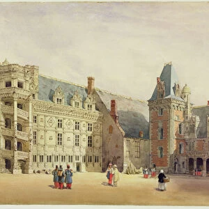 Le Chateau de Blois (w / c on paper)