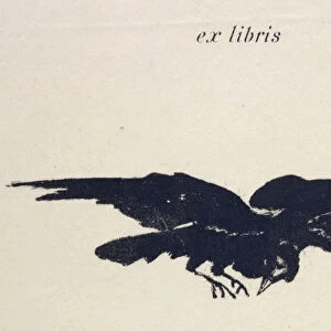 Le Corbeau (The Raven), 1875 (litho)