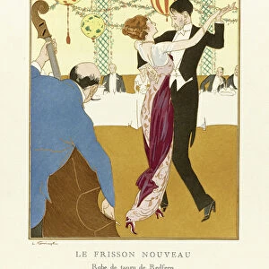 Le Frisson Nouveau, pub. 1914 (pochoir print)