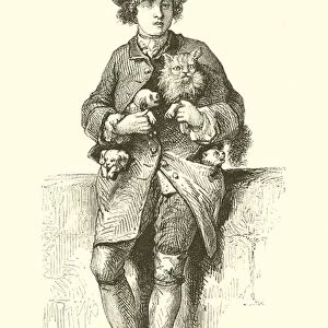 Le Marchand de chiens et de chats, 1774 (engraving)