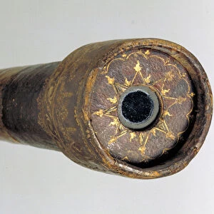 Le telescope de Galilee (Galileo Galilei, 1564-1642) (Galileos telescope) - Objet de bois et cuir par un maitre anonyme, 1610 - Museo Galileo, Florence (Italie)