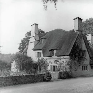 The Leasowes, Sapperton, from Country Houses of the Cotswolds (b/w photo)