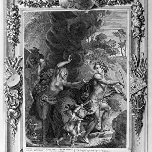 Legend of Orpheus and Eurydice, 1615 (engraving)