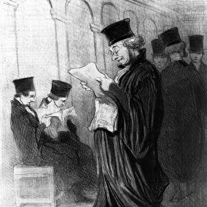 Les Gens de Justice, cartoon from Le Charivari, 26 March, 1846 (litho)