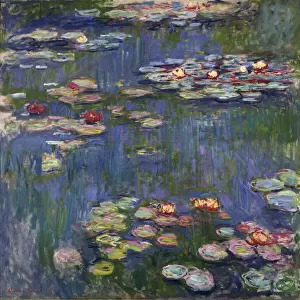 Les nympheas a Giverny - Peinture de Claude Monet (1840-1926), huile sur toile, 1916, 200, 5x201 cm - (Water Lilies, Oil on canvas by Claude Monet) - National Museum of Western Art, Tokyo