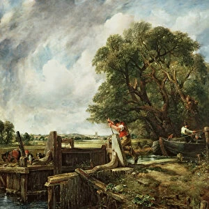 The Lock, 1824 (oil on canvas)