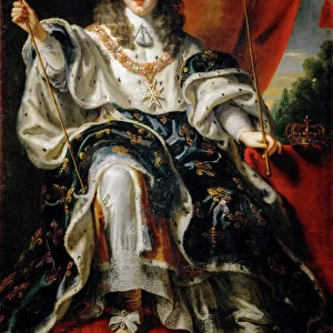 Louis XIV, King of France (1638-1715) in his Coronation Robes