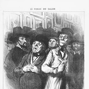 Lovers of classical art more and more convinced that art is lost in France, 1852 (litho)
