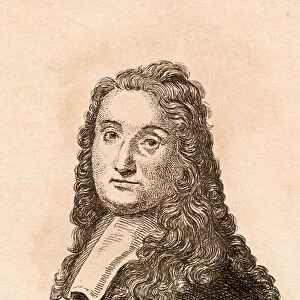 Ludolf Backhuysen I, illustration from 75 Portraits Of Celebrated Painters From