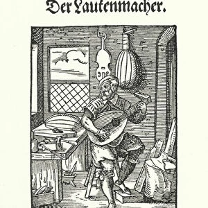 The Lute Maker (engraving)