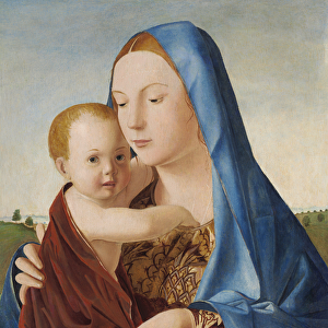 Madonna and Child, c. 1475 (oil and tempera on panel transferred from panel)