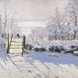 The Magpie, 1869 (oil on canvas)
