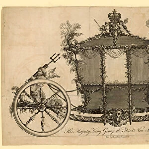 Her Majesty King George III New State Coach (engraving)