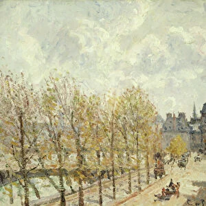 The Malaquais Quay in the Morning, Sunny Weather, 1903 (oil on canvas)