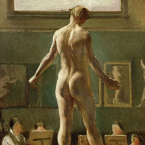 Male Figure Standing, 1911 (oil on canvas)