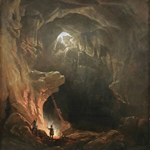 Mammoth Cave, Kentucky, 1843 (oil on canvas)