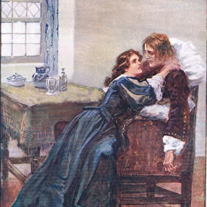She managed to get into my arms, although they could not hold me, from Lorna Doone pub