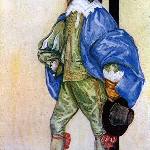 Mans costume in reign of Charles I (1625-1649)