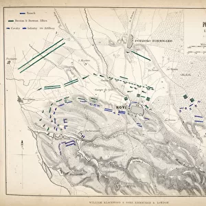 Map of the Battle of Novi, published by William Blackwood and Sons, Edinburgh & London