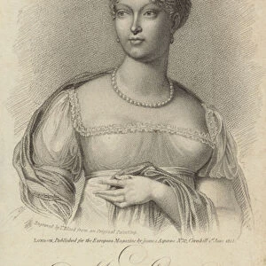 Maria-Louisa, Archduchess of Austria (engraving)