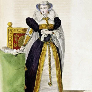 Marie Stuart - in "Le Plutarque Francais"by Mennechet, 1836