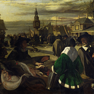 Market in the Hague, c. 1660