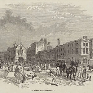 The Market-Place, Shrewsbury (engraving)