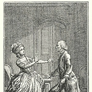 Marriage Proposal of the Antiquary (engraving)