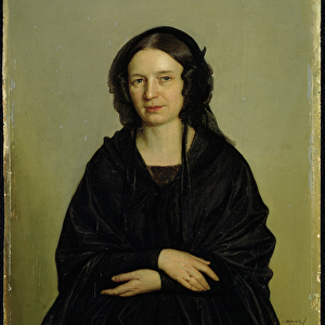 Mary Kramer (1797-1871), 1845 (oil on panel)