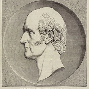 Medallion Portrait of the Late Robert Vernon, Esquire, by Behnes (engraving)