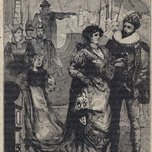Meeting between Lucrezia Borgia and Alfonso I d Este