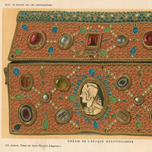 Merovingian casket (chromolitho)