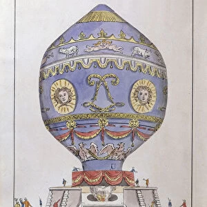The Montgolfier Brothers Balloon Experiment at the Chateau de la Muette
