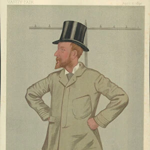 Mr Henry Arthur Jones (colour litho)