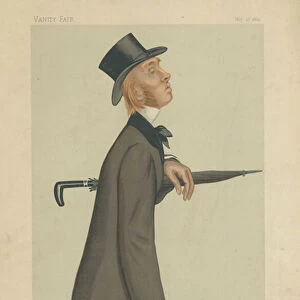 Mr William Edward Hartpoll Lecky (colour litho)