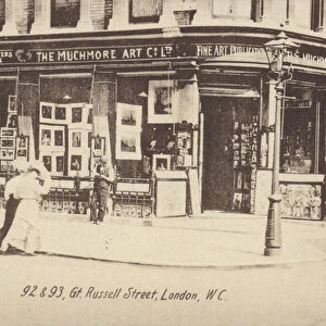 The Muchmore Art Co Ltd, 92 & 93, Great Russell Street, London, W C (b / w photo)