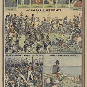 The Napoleonic Wars, 1804-1815 (colour litho)