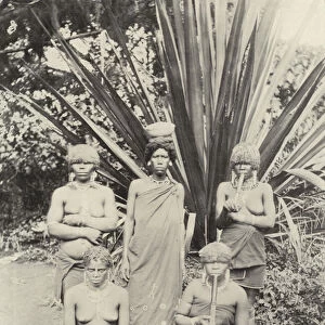 Native Women of Natal (b / w photo)